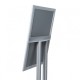 4 x A4 Menu Display Pole with Brandable Header