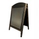 Curved Top Snap Frame Poster Holder & Chalkboard A Board Combined