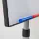 Premium Mobile Flipchart Easel with 2 Extending Side Arms