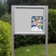 Cyclone Post Mounted Noticeboard - IP55 Rated