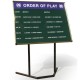 Large Grooved Felt Welcome Board with Double Stand & Printed Header