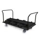 18 Post Vertical Storage Cart for Queue Barriers