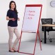 2 Clix Dry Wipe Flip Chart Easel
