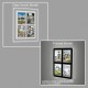 2 x A3 Landscape Framed Wall Mounted LED Light Pocket Kit