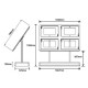 4 x A3 NextGen LED Light Pocket Display with Optional Digital Screens
