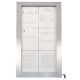 6 x A4 Stainless Steel Menu Display Stand