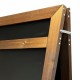 Ayrshire Outdoor Chalkboard A Board with Header Section