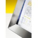 4 x A4 Premium Stainless Steel Menu Display Case