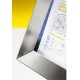 4 x A4 Premium Stainless Steel Menu Display Case