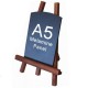 A5 Melamine Chalkboard Panel - Easel Not Included