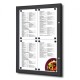 Black Outside Menu Case for Indoor and Covered Outdoor Use