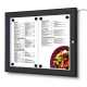 Black Outside Menu Case for Indoor and Covered Outdoor Use
