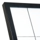 8 x A4 Black Star XXL Menu Display Case