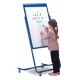 Little Rainbows Height Adjustable Mobile Whiteboard Easel with Storage Trays