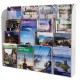 Crystal Clear Wall Mounted Leaflet Dispenser