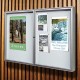 Cyclone Twin Door External Noticeboard