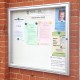 Cyclone Post Mounted Noticeboard