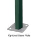 Cyclone Post Mounted Noticeboard with Painted Frame - IP55 Rated