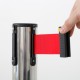 Q Post Economy Queue Belt Barrier Post - 2.0 Metres (Sold in Sets of 2)