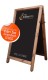 Dorset Heavy Duty Outdoor Chalkboard A Board in 6 Wood Colour Finishes