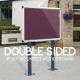 Metroplan Shield Double Sided Showcase Post Mounted - IP55 Rated