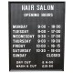 Econ Peg Letter Board with Black PVC Frame