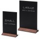 Wooden Table Top Chalkboard in 3 Wood Colour Finishes