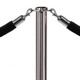 RopeMaster Budget Flat Top Rope Barrier Post in Stainless Steel or Brass