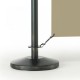 Espresso Budget Cafe Barrier Post in Black (Sold Individually)