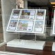 2 x A3 / 4 x A4 Freestanding LED Window Display with Bevel - available in White or Black