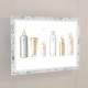 White Marble Faux Print LED Light Pocket Kit