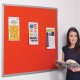 Accents Aluminium Framed Noticeboard - Fire Retardant