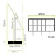 12 x A4P Freestanding Light Panel - Without Bevel