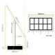 10 x A4 Freestanding Light Panel - With Bevel