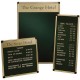 Grooved Felt Welcome Board Wall Mounted with Polished Gold Frame