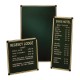 Grooved Felt Welcome Board Wall Mounted with Painted Gold Frame