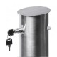 Cylindrical Stainless Steel Ashtray Post