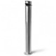 Cylindrical Stainless Steel Ashtray Post