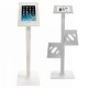 IPad Secure Floor Standing Tablet Holder with Optional Literature Trays