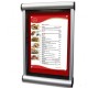 Exterior Scroll Menu Case with Optional Printing on Glazing