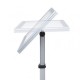 LED Backlit Illuminated Telescopic Menu Stand - A4 / A3