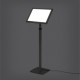LED Backlit Illuminated Telescopic Menu Stand - A4 / A3