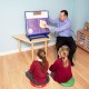 YoungStart Large Multipurpose Classroom Desktop Whiteboard Easel