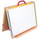 Double Sided Desktop Easel with Whiteboard & Chalkboard