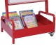 Little Rainbows Mobile Classroom Whiteboard Easel with Storage