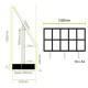 10 x A4P Freestanding Light Panel - Without Bevel