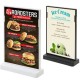 Polypropylene Menu T Stand - A6 / A5