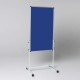 Double Sided Mobile Whiteboard/Felt Noticeboard