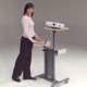Multi Media Projection Trolley with Height Adjustable Rotating & Tilting Platforms