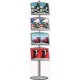 Multi-stand with Steel Brochure Shelves - Single/Double Sided